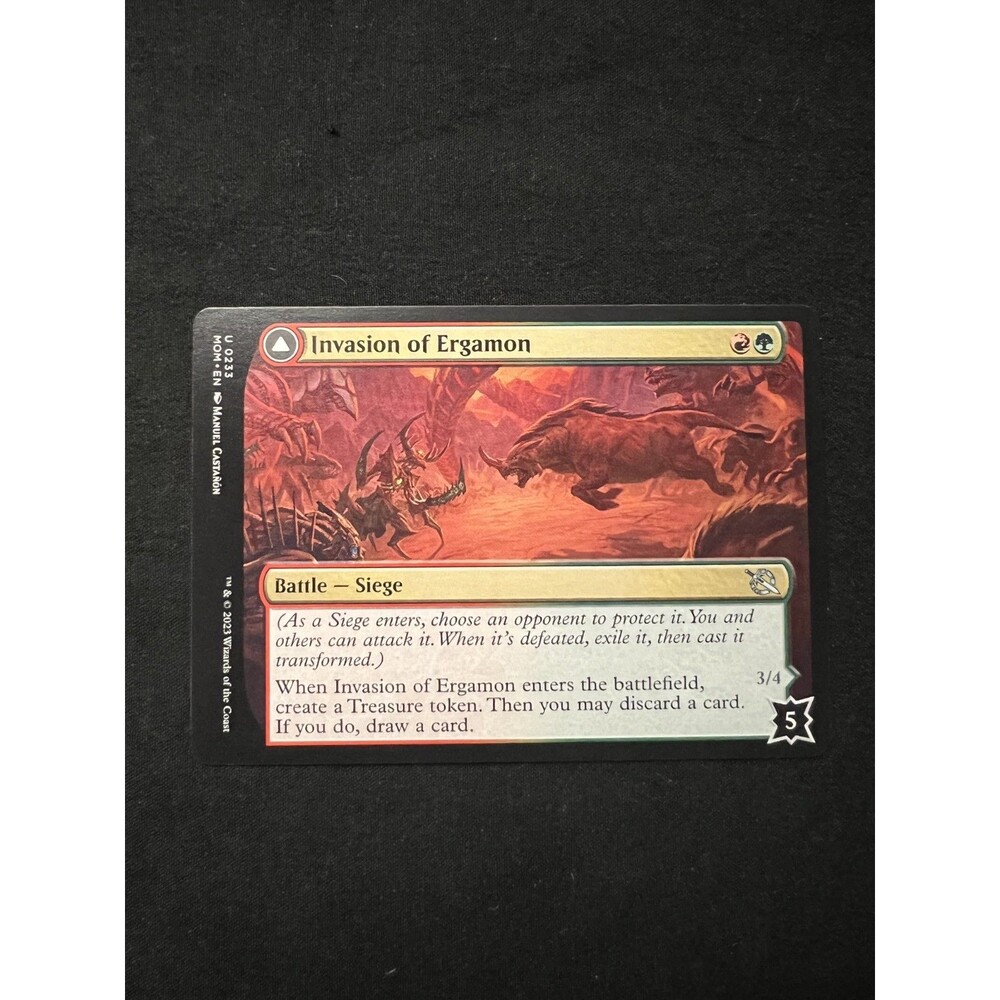 MTG Invasion of Ergamon #233 LP MOM Battle Siege